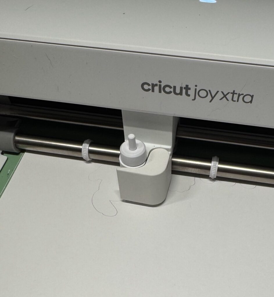 Using Cricut JoyXtra machine to cut Family is Forever Kindred Stamps cut files for handmade family card